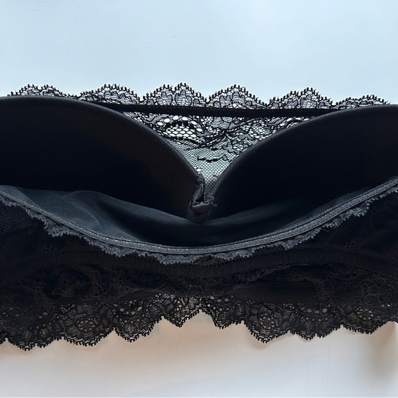 SPANX 2 Pack Elegant Cream and Black Lace Bandeau Size S/P - Picture 5 of 11
